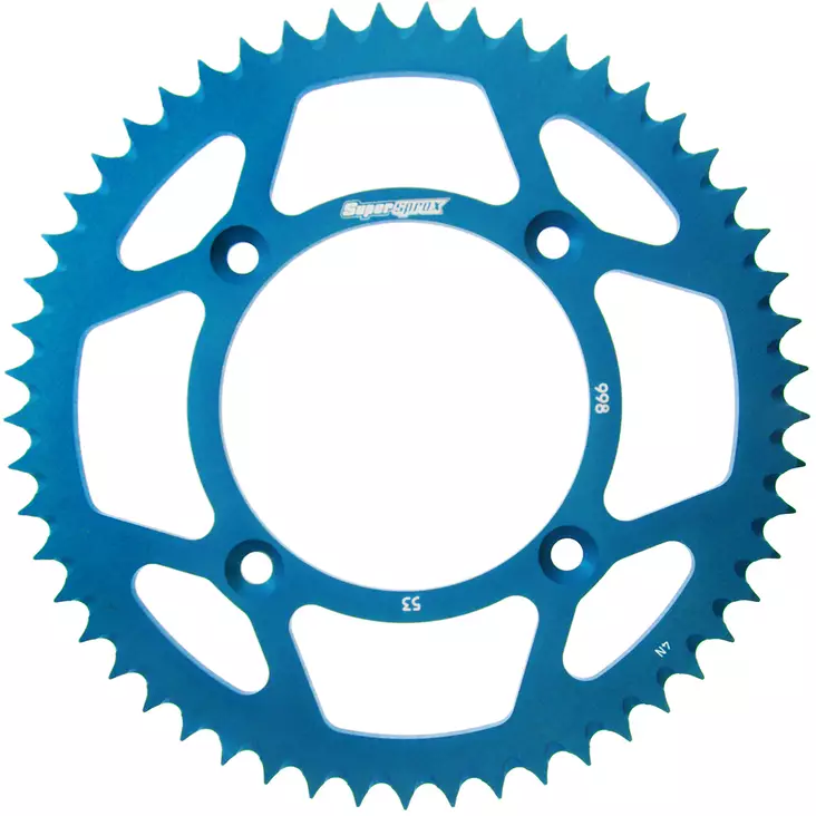 Supersprox Alu Takaratas SU/YA RM80/85/YZ80/85 Sininen 52 - Moottoripyörän takarattaat - 27-3-998-52-4 - 1