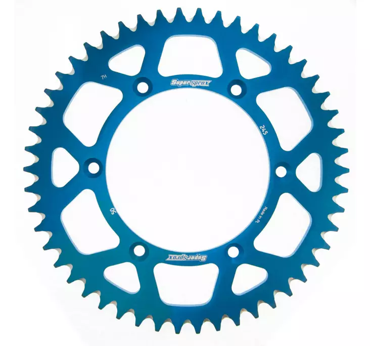 Supersprox Alu TakaratasYA YZ/YZ F 99- Sininen 48 - Moottoripyörän takarattaat - 27-3-245-48-4 - 1