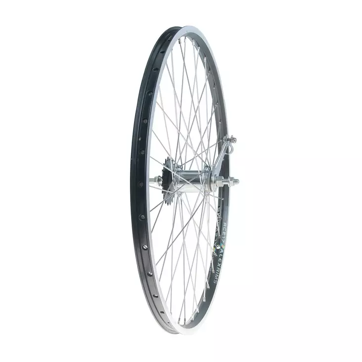 Takapyörä 24" 18-507 Shimano 1v, Alex ACE 17 koneistettu, musta - Vanteet taakse 1v - 59064 - 2