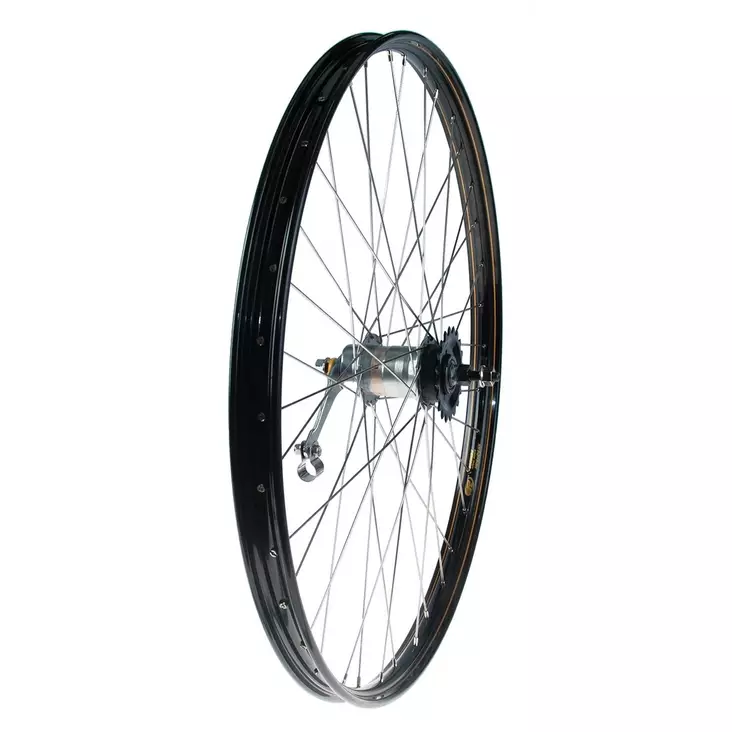 Takapyörä 26" 24-584, Shimano Nexus 3v, Rodi Westwood, musta - Vanteet taakse 3v - 59084 - 2