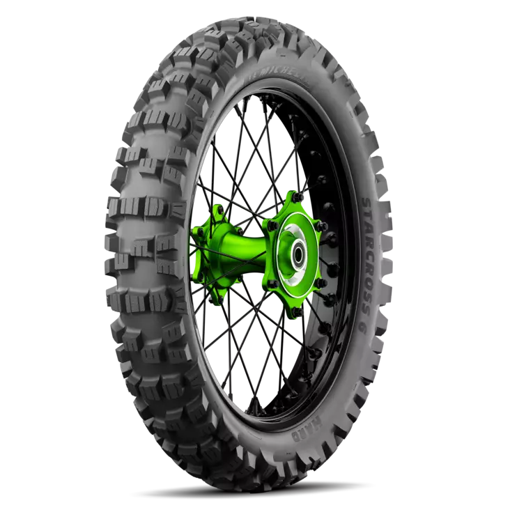 Takarengas Michelin Starcross 6 Hard 110/90-19 62M - Crossipyörän renkaat - 25-247344 - 1