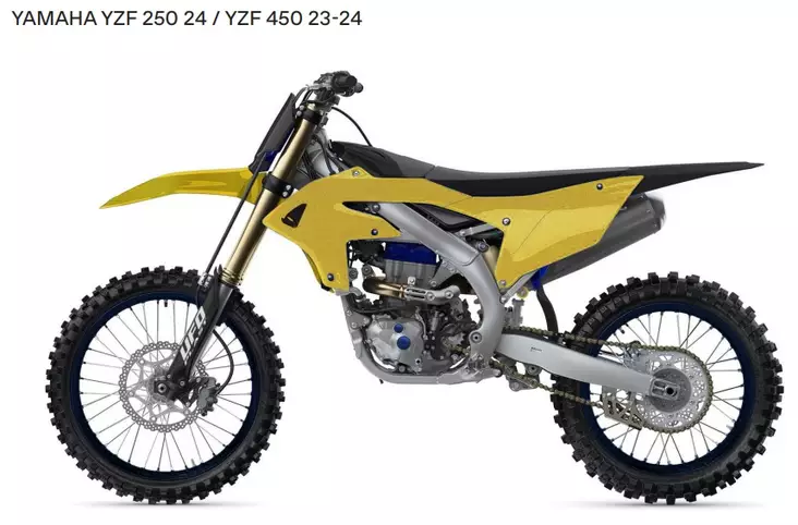 UFO Muovisarja 6-osainen YZ250F 24–.. YZ450F 23–.. Kulta/Musta - Crossipyörän muovisarjat - 650-K326-024 - 1