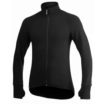 Woolpower Full Zip 400 Merino takki, musta - Alusasut ja kerrastot - 582-7234 - 1