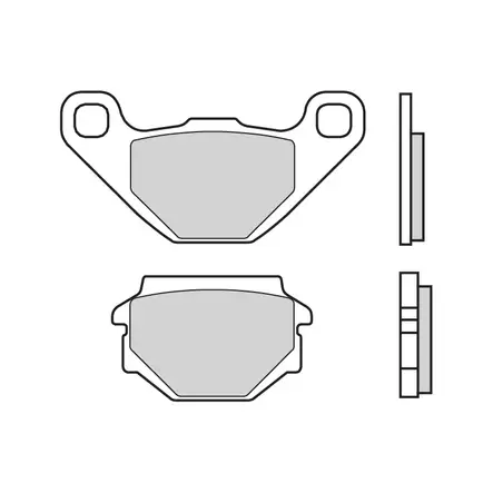Brembo Jarrupalat Carbon Ceramic 7015 - Moottoripyörän jarrupalat - 231-07015 - 1