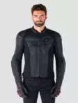 Alpinestars Nahkatakki Faster v3 Airflow Musta/Musta -  -  - 1
