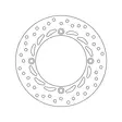 Brembo Jarrulevy Serie Oro - Moottoripyörän jarrulevyt - 232-68B407A5 - 1