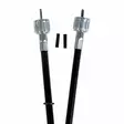 Forte Nopeusmittarin vaijeri, Yleismalli, p. 78cm, Mutteri kiinnitys - Mopon nopeusmittarin vaijerit - 305-72415 - 1