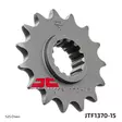 JT Eturatas JTF1370.15 - Moottoripyörän eturattaat - 274-F1370-15 - 1