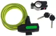 Spiraalilukko CAVO, 10/150cm, matta lime - Polkupyörän lukot ja osat - 45-105 - 1