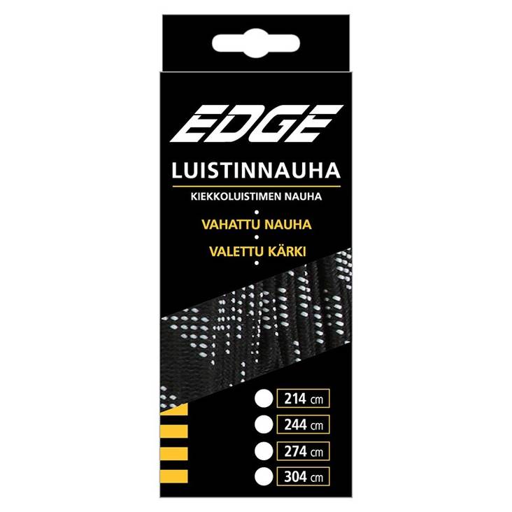 Luistinnauha Edge Pro Vaha Musta 244 cm - Tarvikkeet - kl690055 - 1