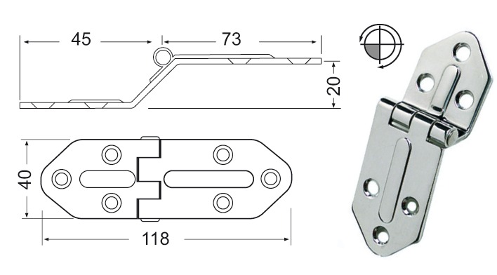 SS Sarana118x40 - Veneen kansihelat ja tarvikkeet - M38-445-05 - 1
