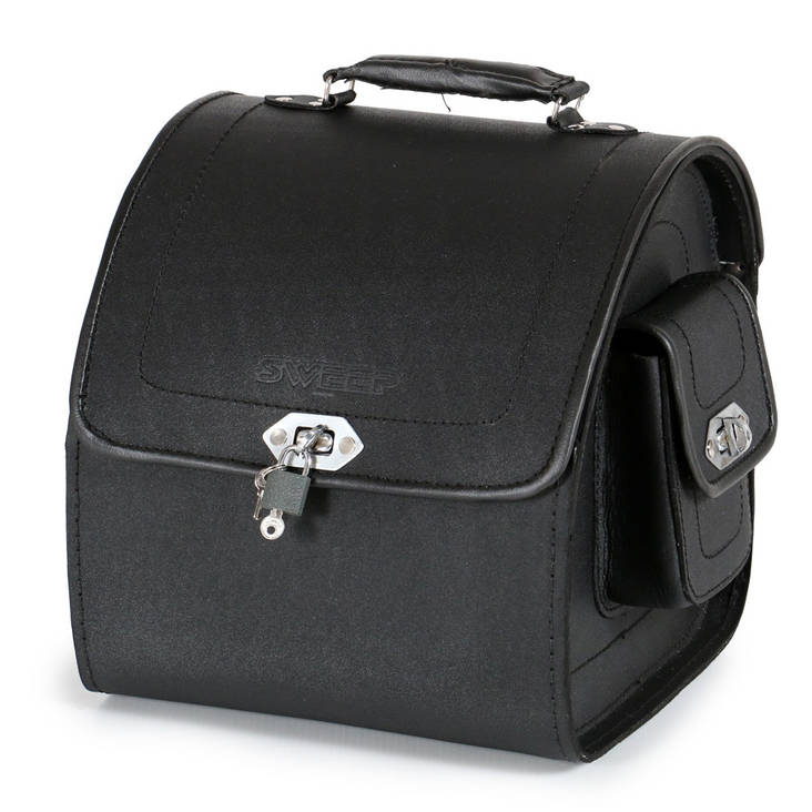 Sweep Back Jack sissybar takalaukku, musta - Moottoripyörän nahkalaukut - HS0045 - 4