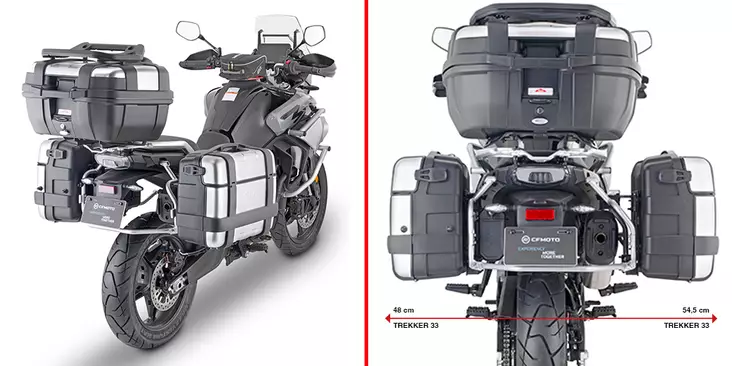 Givi Specific pannier holder for MONOKEY - Moottoripyörän laukkujen kiinnikesarjat - 322-PL9225 - 1