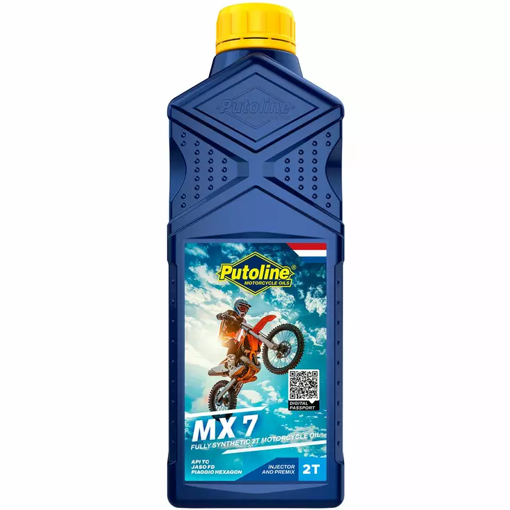 Putoline MX7 Moottoriöljy 1L - 2T Moottoriöljyt - 554-70275 - 1