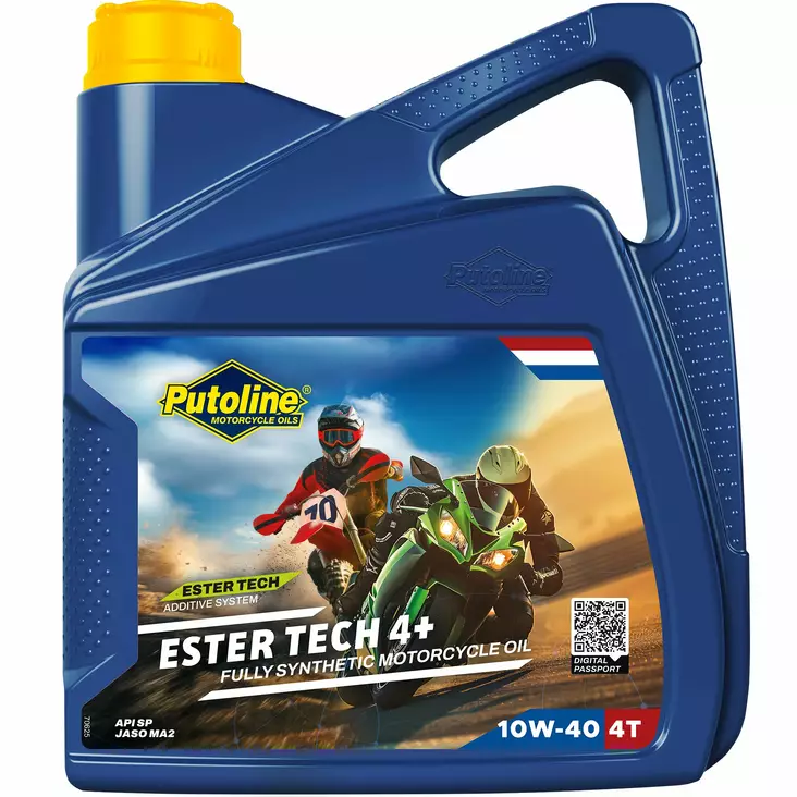 Putoline Ester Tech 4+ Moottoriöljy 10W-40 4L - 4-T Moottoriöljyt - 554-70625 - 1