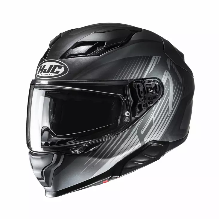 HJC kypärä F71 Catos, musta/harmaa MC5SF - Umpikypärät - 630-26585 - 1