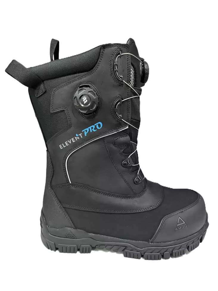 AMOQ Rover Kelkkasaapas Double Optifit Musta/Harmaa - Kelkkakengät - 645-26200105 - 1