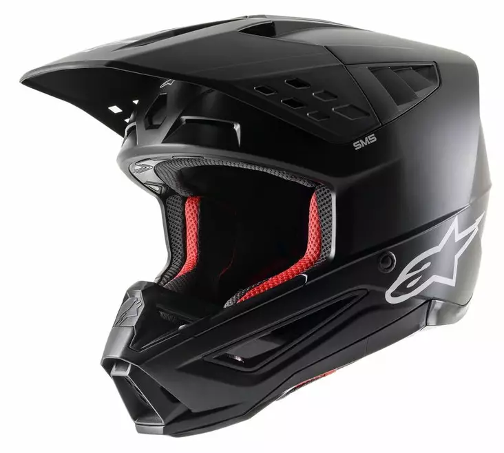Alpinestars crossikypärä S-M5 mattamusta - Crossikypärät - D327695 - 2