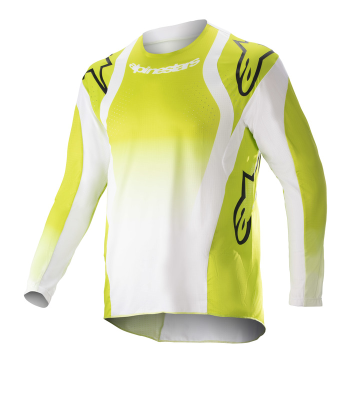 Alpinestars crossipaita Racer Nuorten Push Keltainen Fluo/Valkoinen - Lasten crossipaidat - D438035 - 2