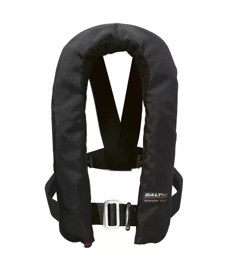 Baltic Winner harness auto ilmatäytteinen pelastusliivi musta 40-150kg - Veneen automaattiset pelastusliivit - 128-2-1535 - 1