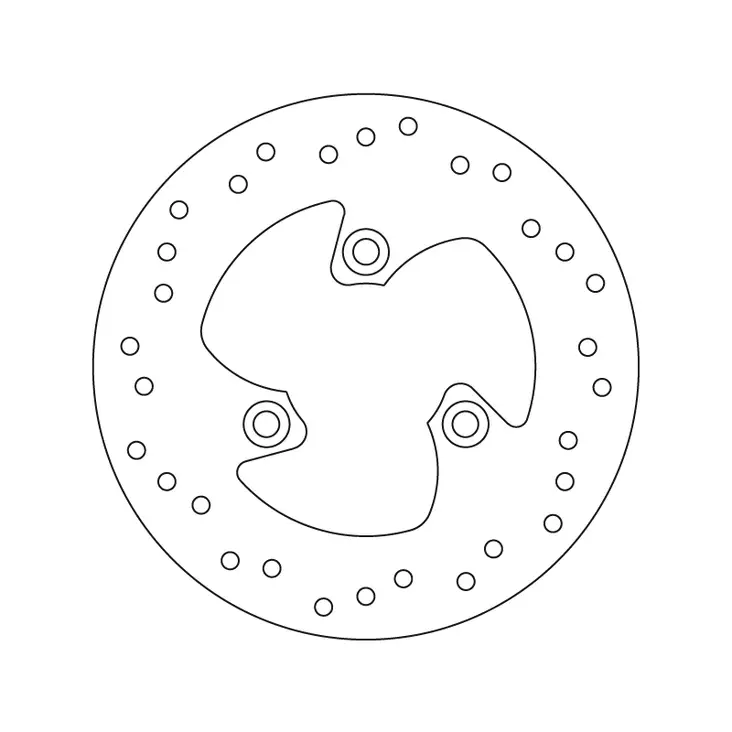 Brembo Jarrulevy Serie Oro - Moottoripyörän jarrulevyt - 232-68B40715 - 1