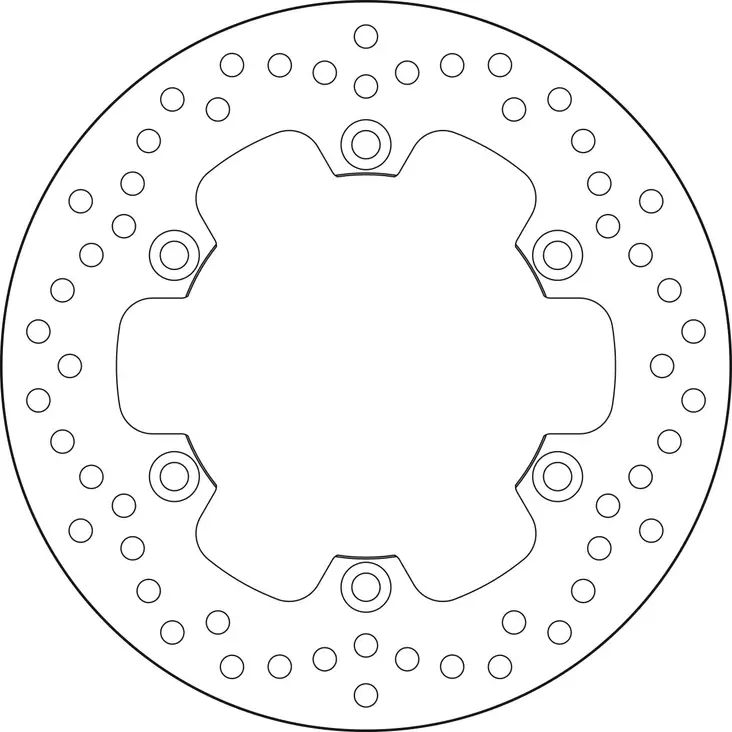 Brembo Jarrulevy Serie Oro - Moottoripyörän jarrulevyt - 232-68B407M5 - 1