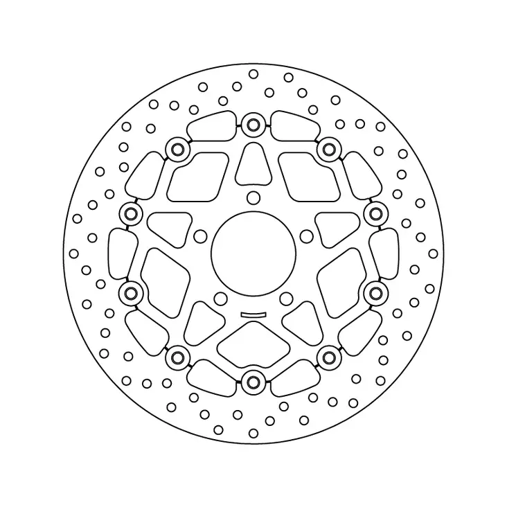 Brembo Jarrulevy Serie Oro kelluva - Moottoripyörän jarrulevyt - 232-78B40865 - 1