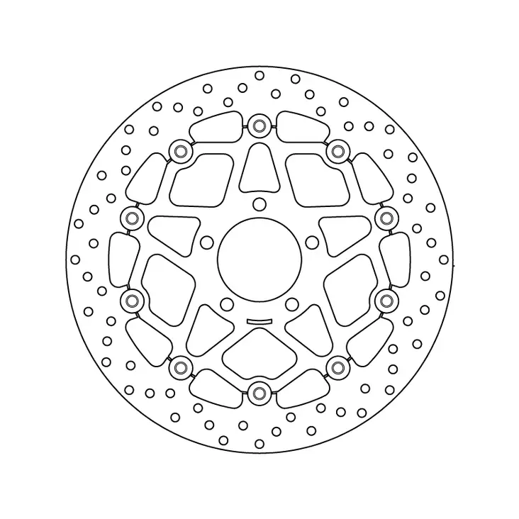 Brembo Jarrulevy Serie Oro kelluva - Moottoripyörän jarrulevyt - 232-78B40875 - 1