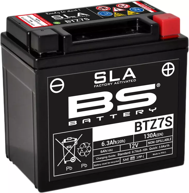 BS Battery BTZ7S (FA) SLA - Sealed & Activated - BS akut - 140-300635 - 1