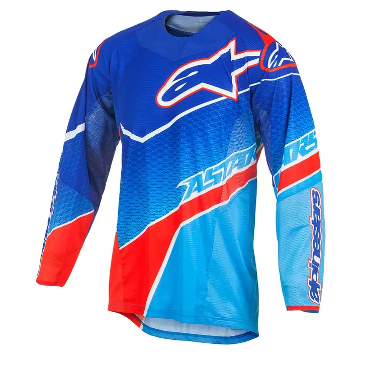 Crossipaita Alpinestars Techstar Venom, sininen/sini-vihreä/punainen - Crossipaidat - D202565 - 1