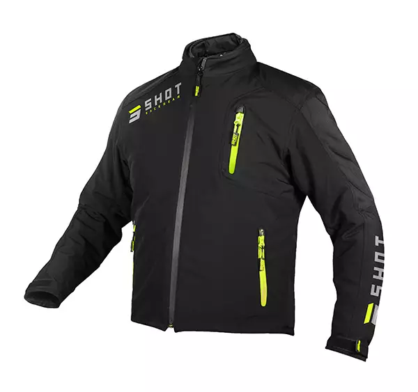 Endurotakki Shot Climatic musta/neonkeltainen - Endurotakit - 611-2295 - 1