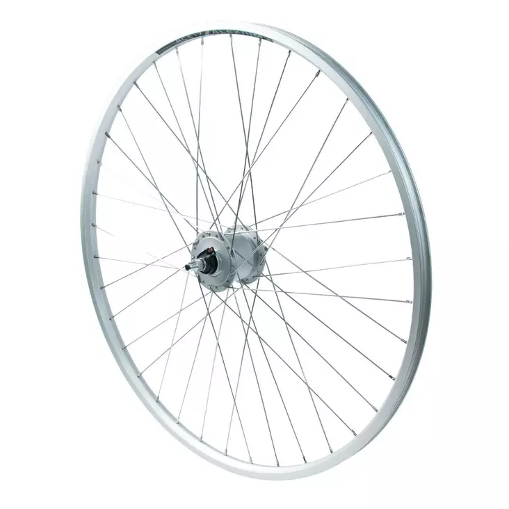 Etupyörä 28" 18-622 Shimano Napadynamo, Alex Ace 17, 2-pohja, alumiini, 36r - Vanteet eteen 28"/622 - 59015 - 2