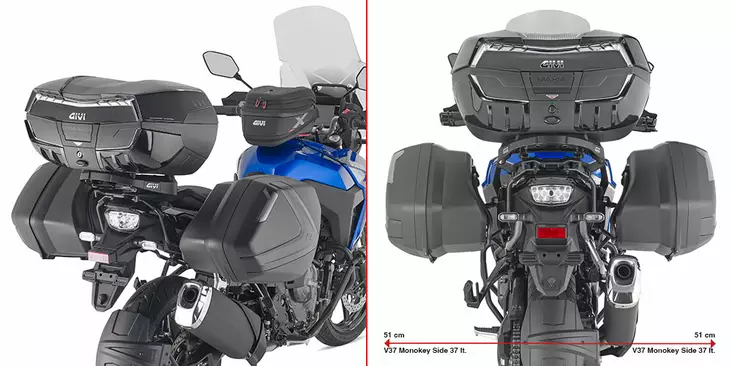 Givi Tub.Pann.Hol.Suzuki V-Strom 800De ( - Moottoripyörän laukkujen kiinnikesarjat - 322-PLX3125 - 1