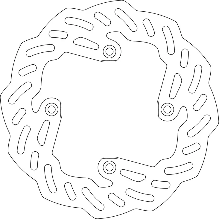 GOLDFREN jarrulevy taka YZ80/85 93- - Crossipyörän jarrulevyt - 46-13-9185 - 1