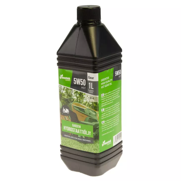 Greentek Garden 5W-50 HST, 1L , (Hydrostaatti öljy, Mineraali - X1-R) - Puutarhakoneiden öljyt ja kemikaalit - 553-83055 - 1