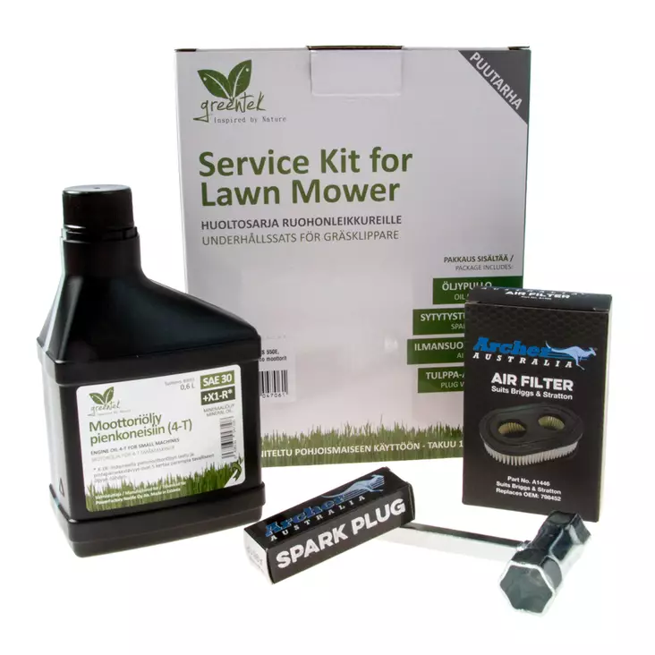 Huoltopaketti 5 B&S 550E, 575EX ja 550EX eco moottorit 992232 - Puutarhakoneiden huoltopaketit - 447-HP5 - 1