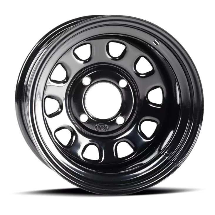 ITP DELTA, black 14x7 4/156 12mm 4+3 - Mönkijän vanteet - 74-0795 - 1