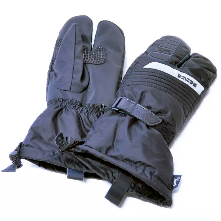 IXS käsine Pelican musta/harmaa - Kelkkahanskat - 66-440-5 - 1