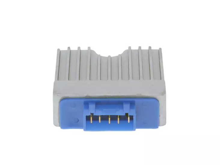 Jännitteensäädin, 1-riv. 5-liit., Aprilia SX 18-, Derbi Senda 18-, Piaggio 4-T - Mopon jännitteensäätimet - 303-0115 - 1