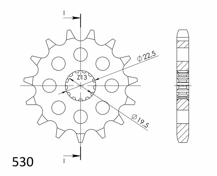 JT eturatas 435.15 - Moottoripyörän eturattaat - 27-1-435-15 - 1