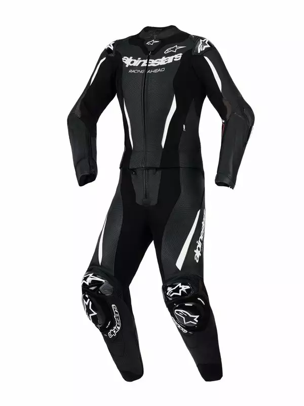 Kaksiosainen nahkapuku Alpinestars GP Force V2, musta/valkoinen/punainen - MP Nahkapuvut - D528975 - 1