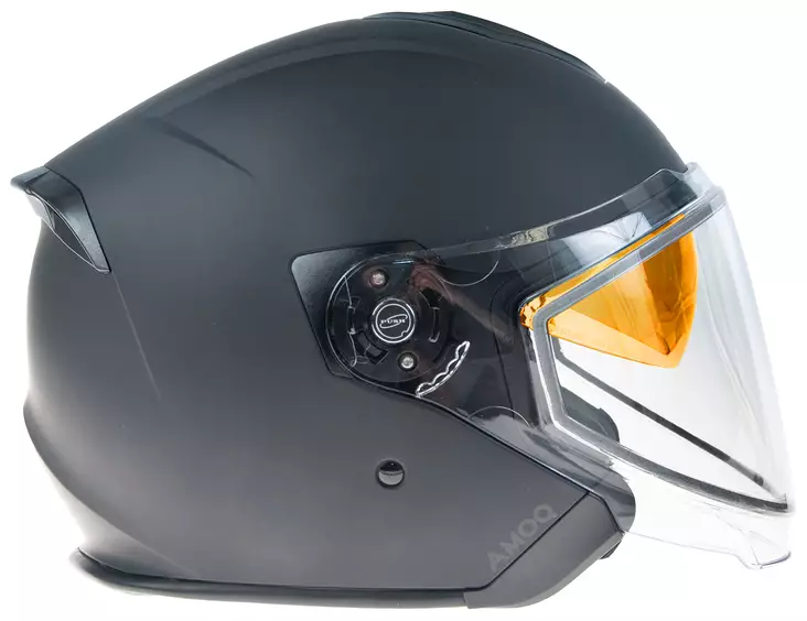 AMOQ Cluster kypärä sähkövisiirillä Blackout - Kelkkakypärät - 645-25160205 - 1