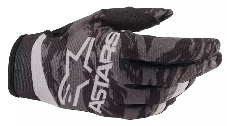 Lasten ajohanskat Alpinestars Radar, musta/harmaa - Lasten ajovarusteet - D394405 - 1