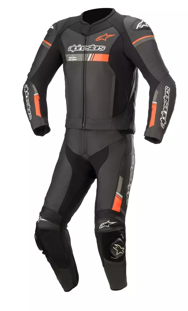 MP nahkapuku Alpinestars GP Force Chaser v2, kaksiosainen, musta/punainen - MP Nahkapuvut - D372625 - 1