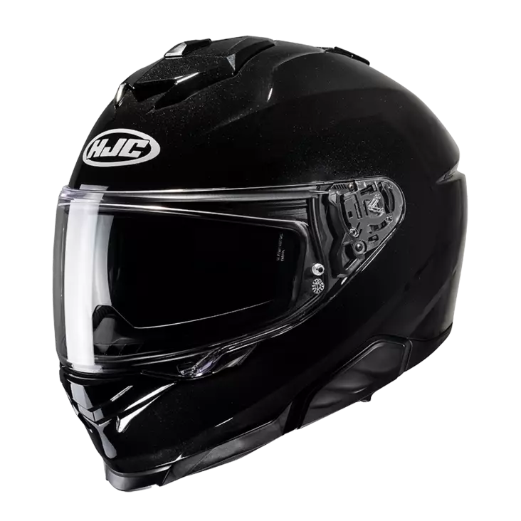 Moottoripyöräkypärä HJC i71, musta - Umpikypärät - 630-23075 - 1