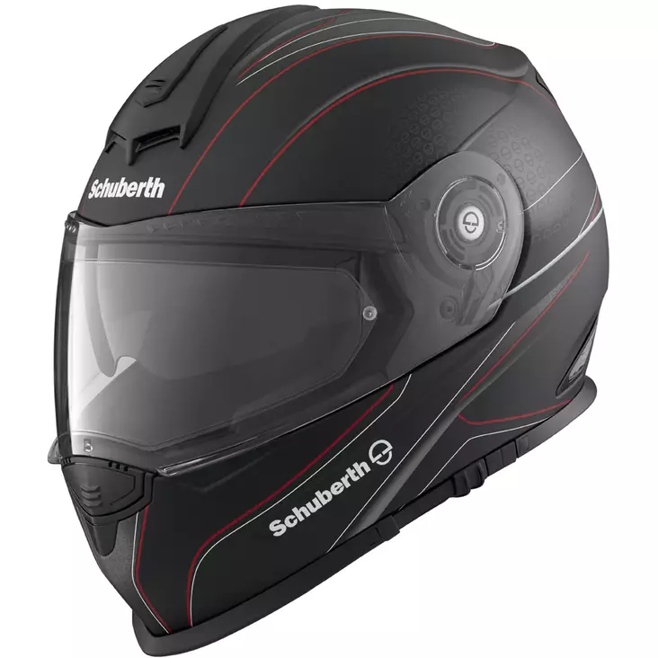 Moottoripyöräkypärä Scuberth S2 Dark Wave Red - Umpikypärät - 51-1523-5 - 1