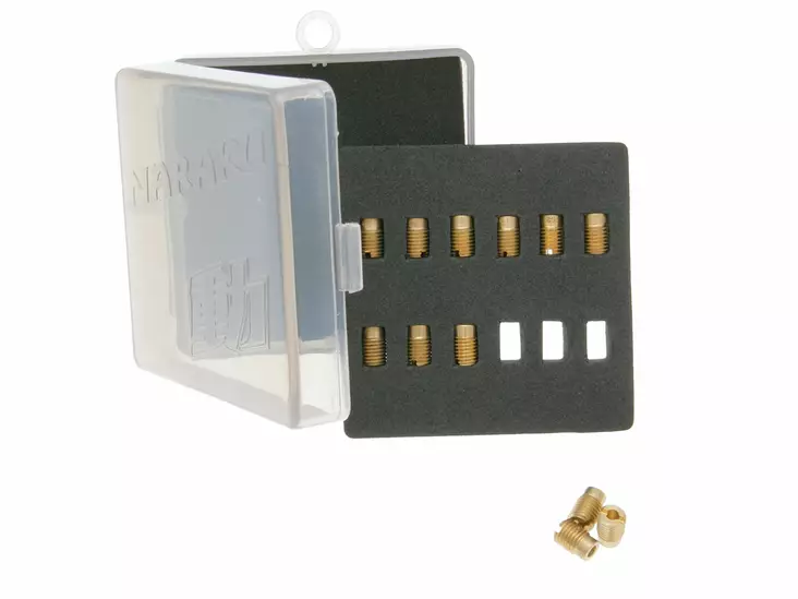 Naraku Suutinlajitelma, #50 - #72 (12 kpl), Yhteensopiva: Gurtner - Mopon suuttimet - 302-0085 - 1