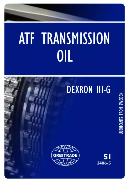 Orbitrade, ATF Dextron III oil 5L - Marineöljyt - 117-6-2406-5 - 1