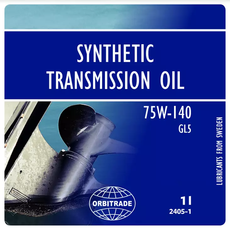 Orbitrade, Gearcase oil synthetic 75w140, 5L - Marineöljyt - 117-6-2405-5 - 1