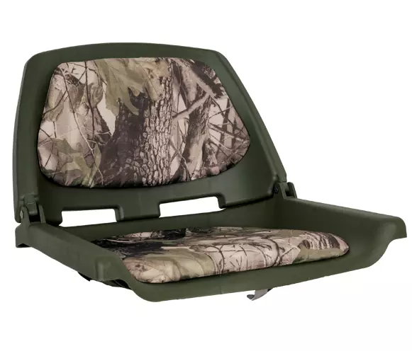 OS FISHERMANS SEAT FOLDING PADDED CAMOUFLAGE - Veneen istuimet - 131-MA702-15 - 1